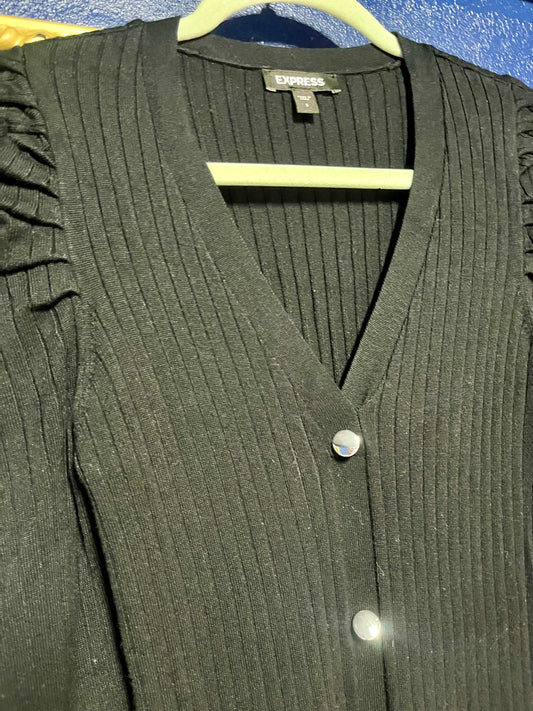 Express Button Down Sweater Dress