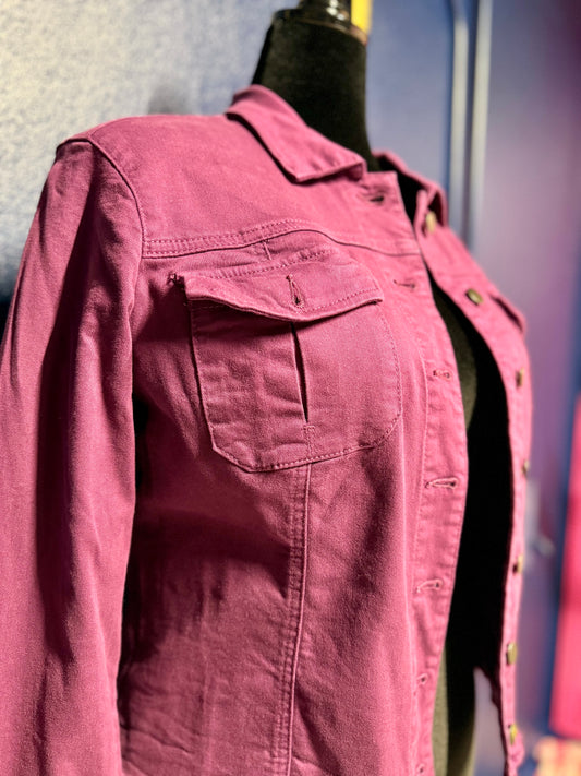 Kut Purple Denim Jacket