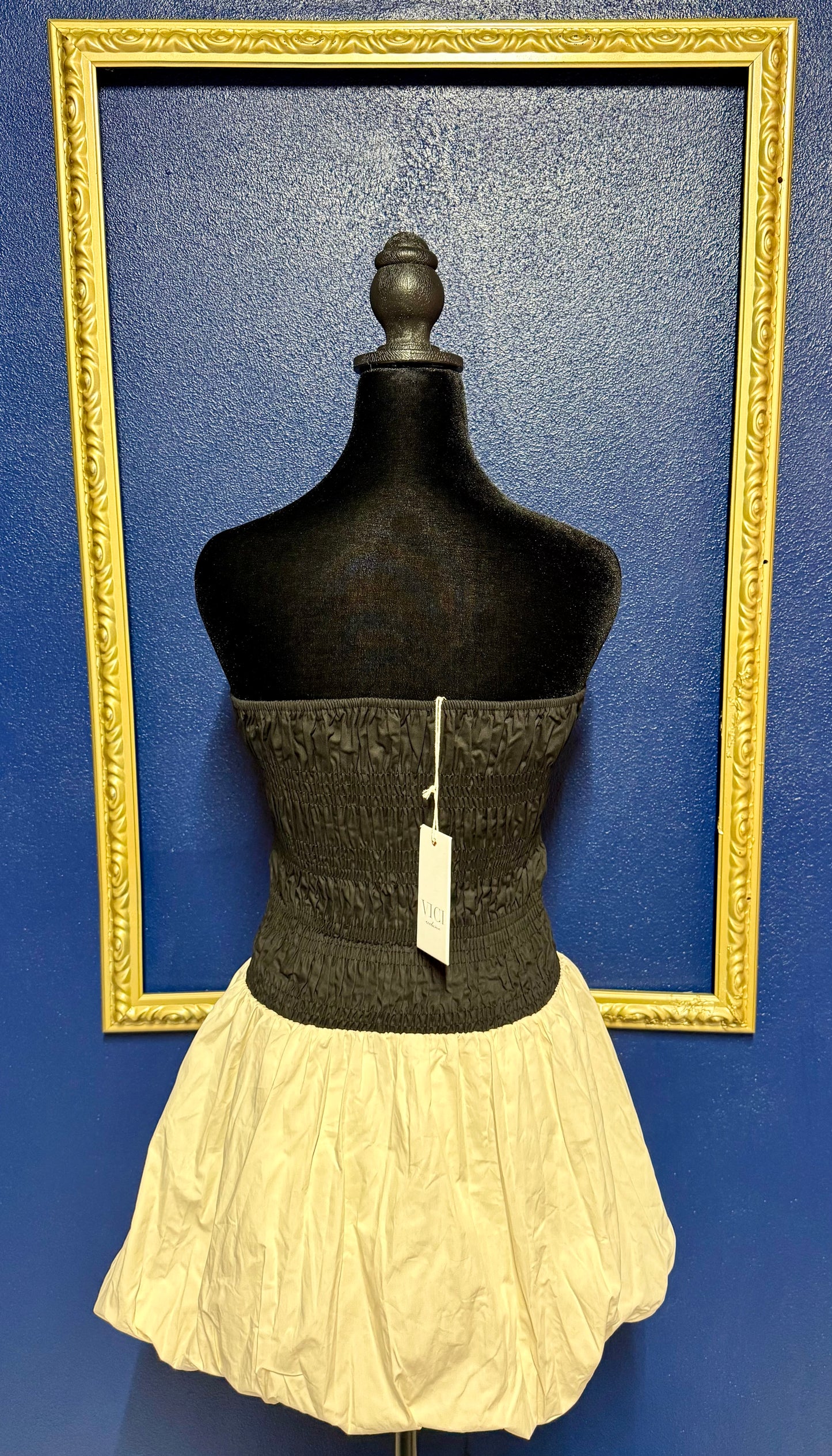 Vici Smocked Bubble Dress