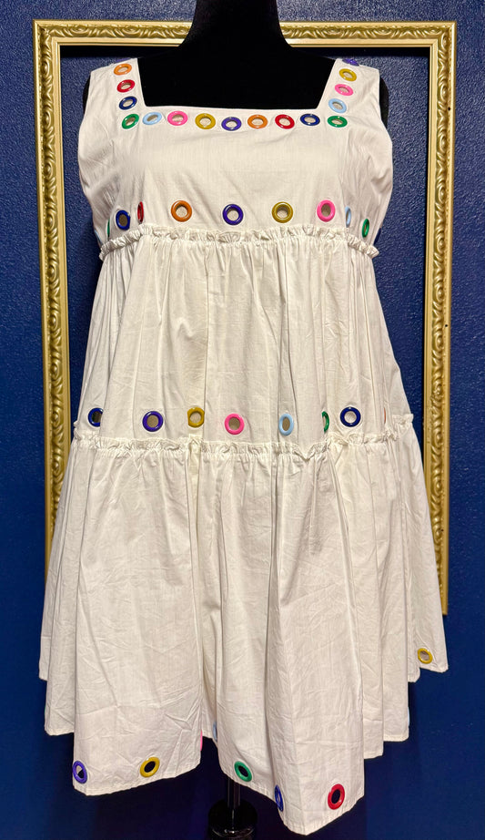 Queen of Sparkles Grommet Dress