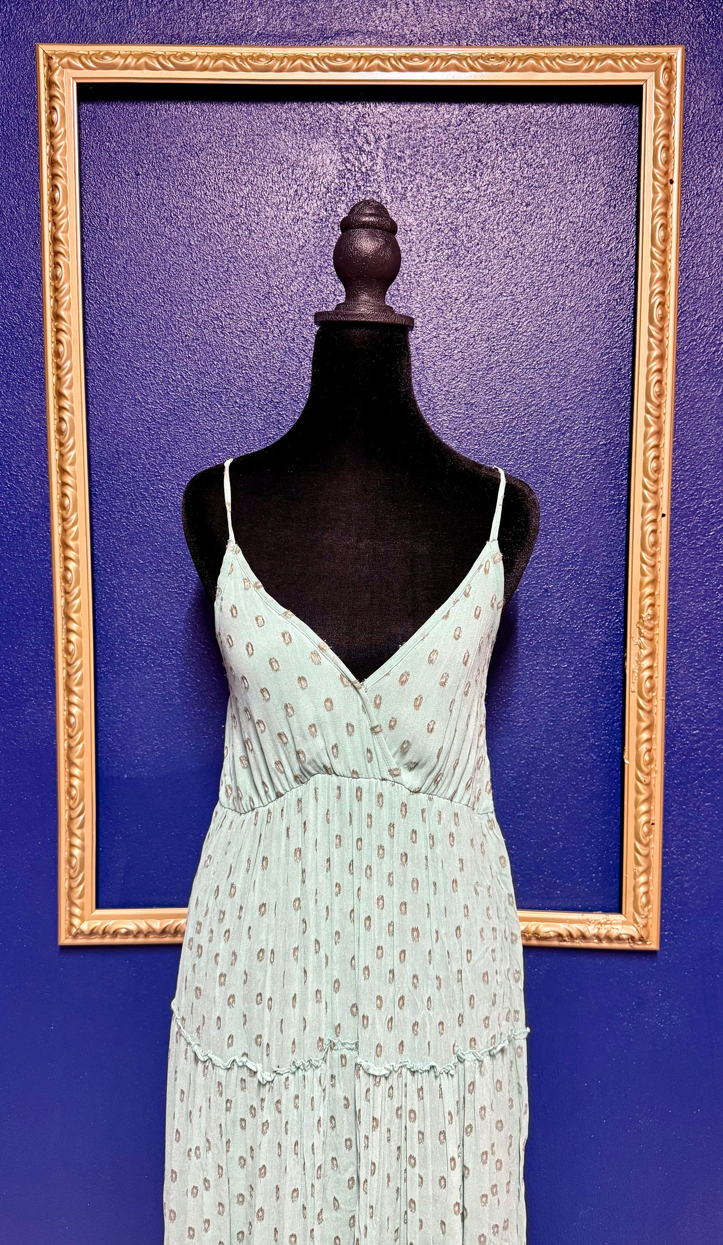 En Creme Seafoam Dress