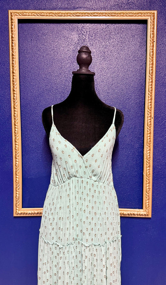 En Creme Seafoam Dress