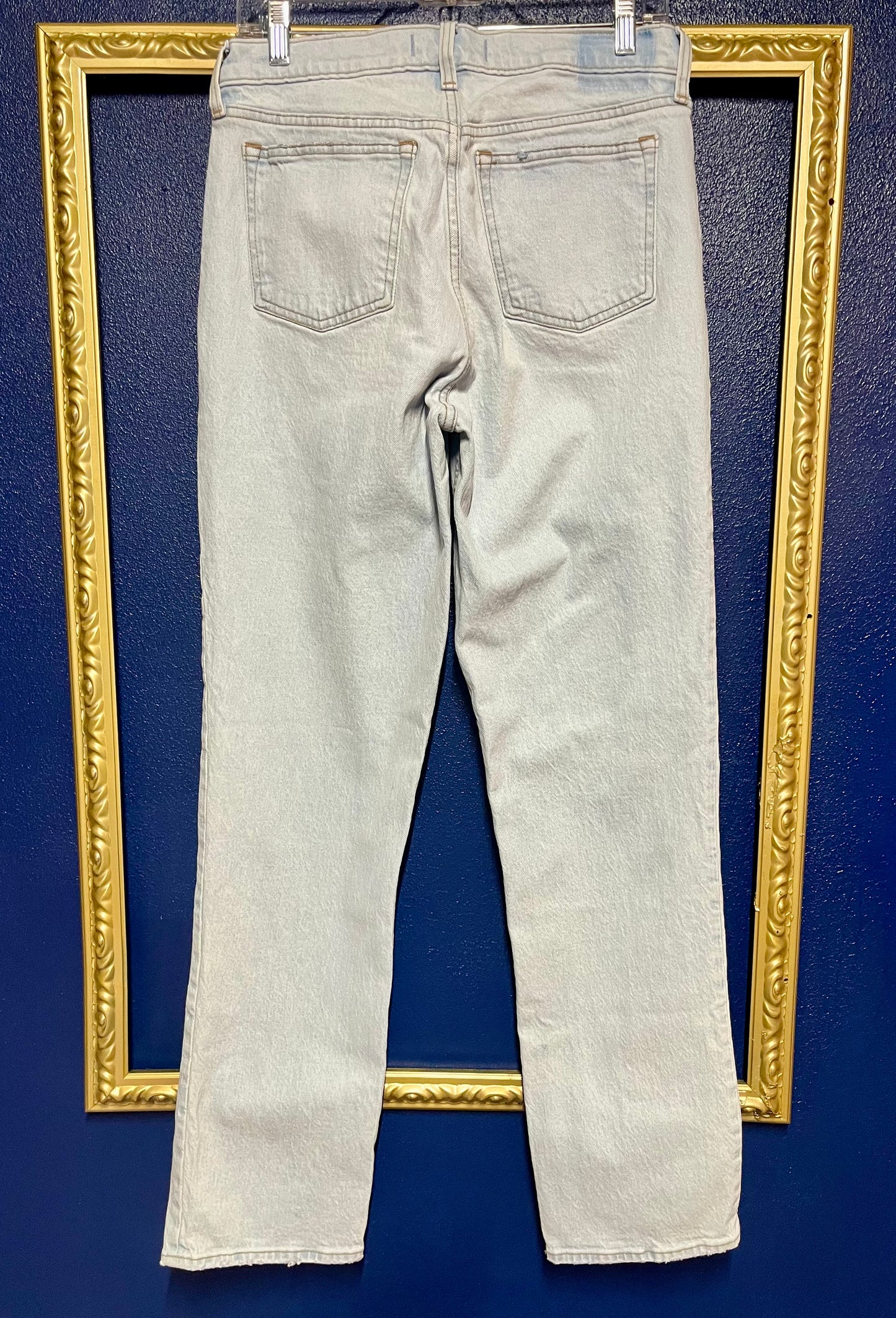 Abercrombie Curve Love Mid Rise 90s Straight Leg