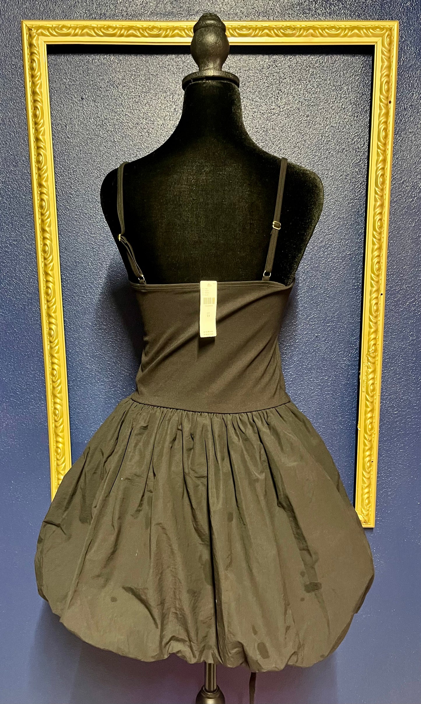 Anthropologie Black Bubble Dress