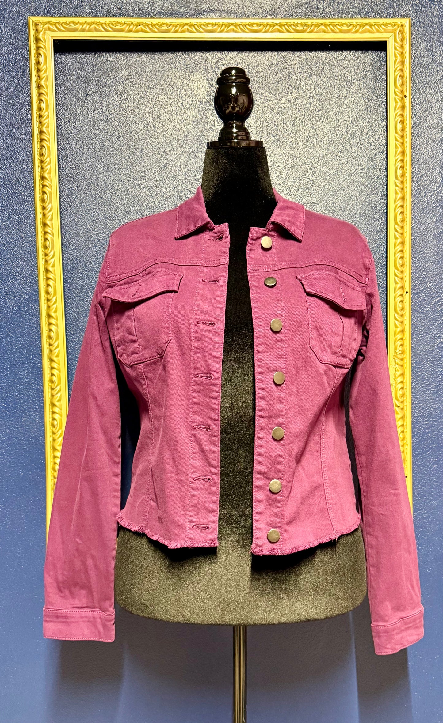 Kut Purple Denim Jacket