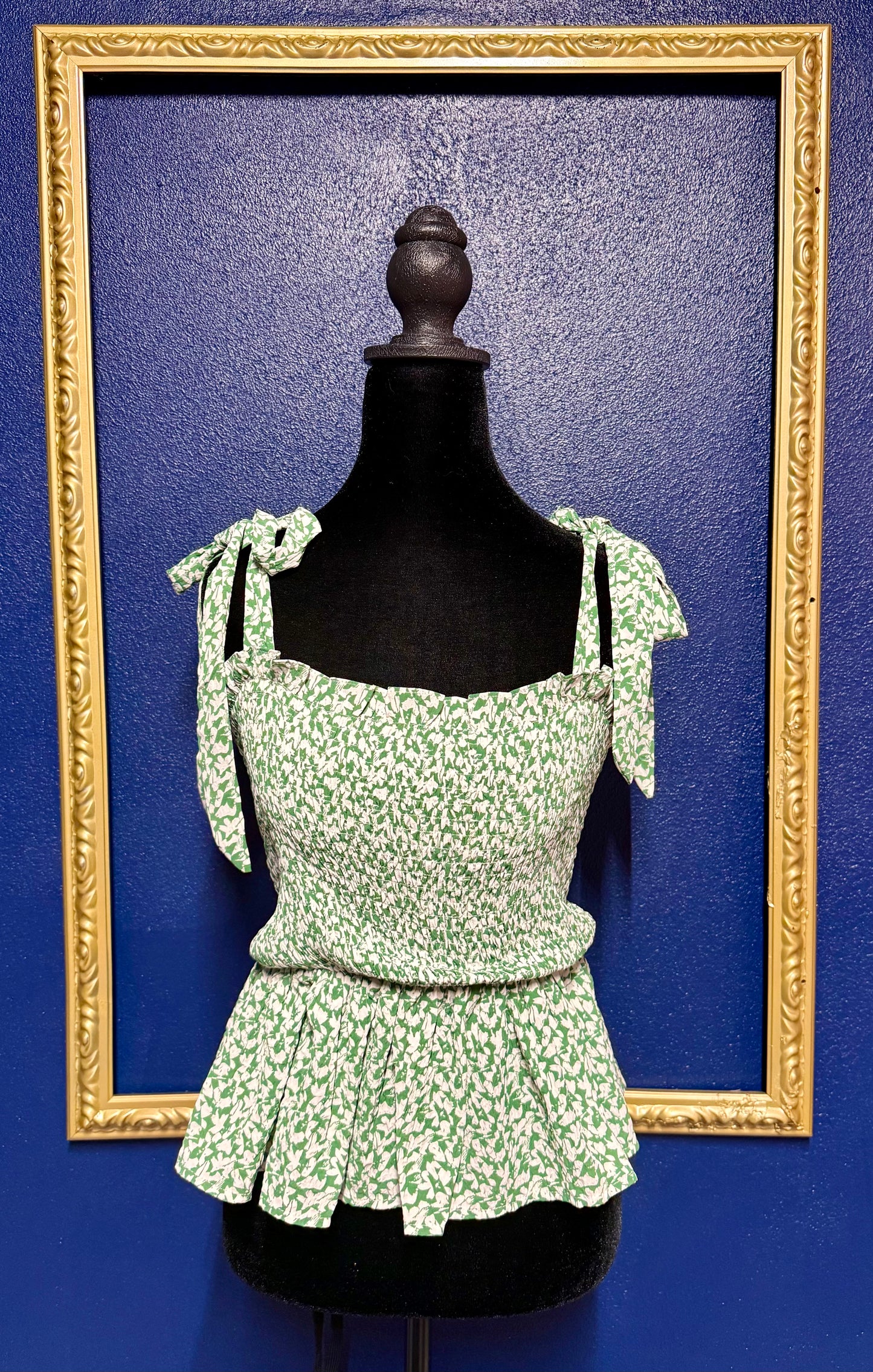 Lumiere Smocked Floral Top