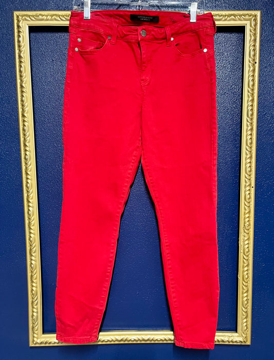 Liverpool Red Hugger Ankle Jeans