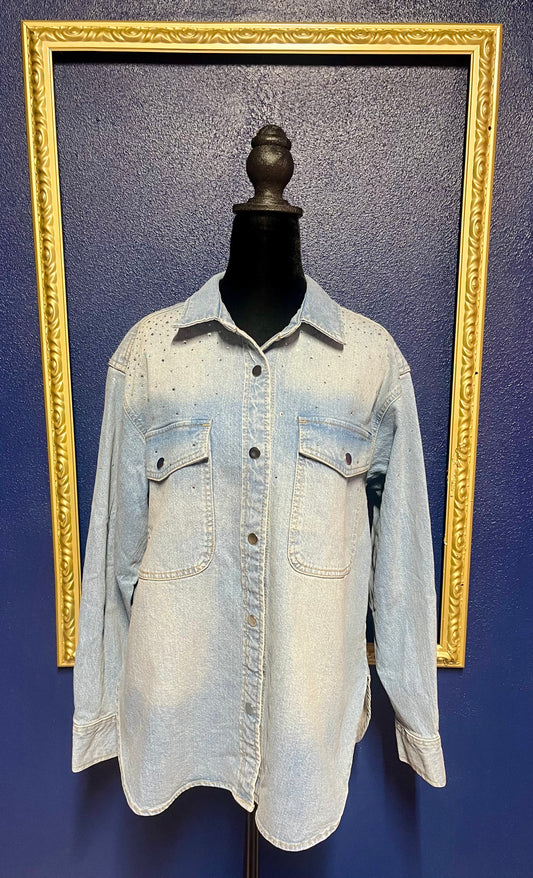 Universal Thread Rhinestone Jacket