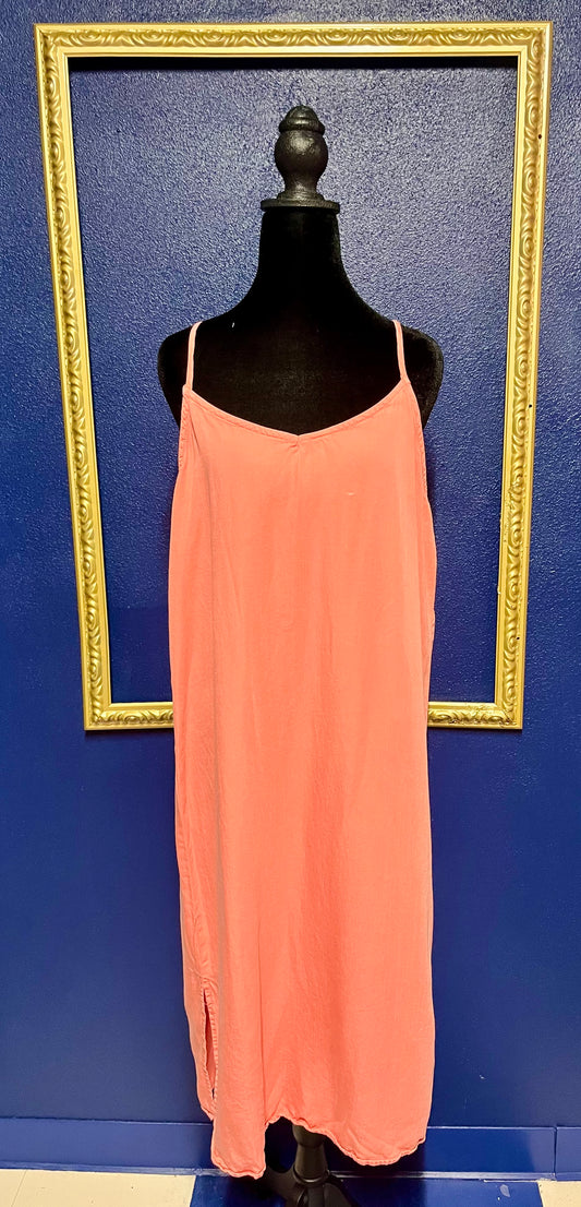 Thread and Supply Coral Dress