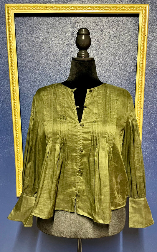 Banana Republic Olive Blouse