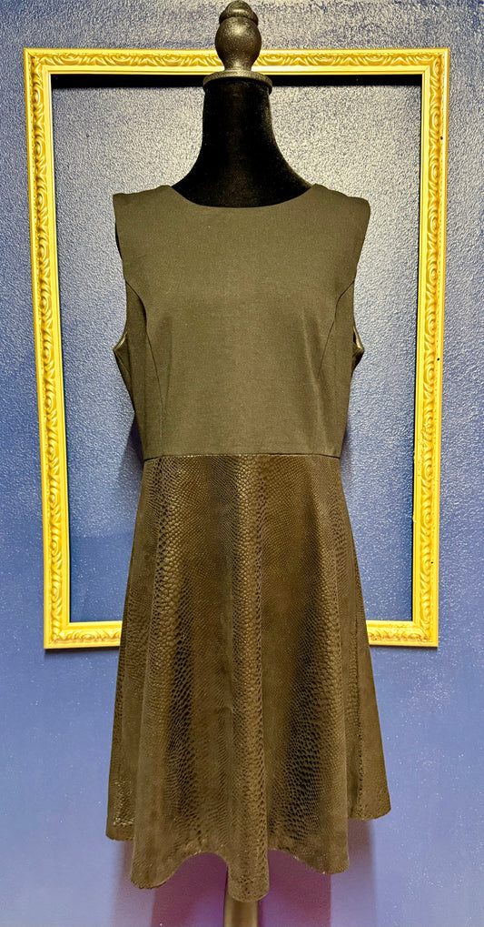 Patrizia Luca Snakeskin Dress