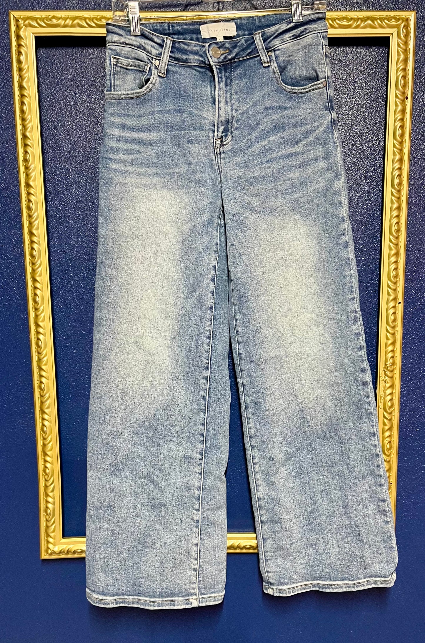 Risen Wide Leg Jeans