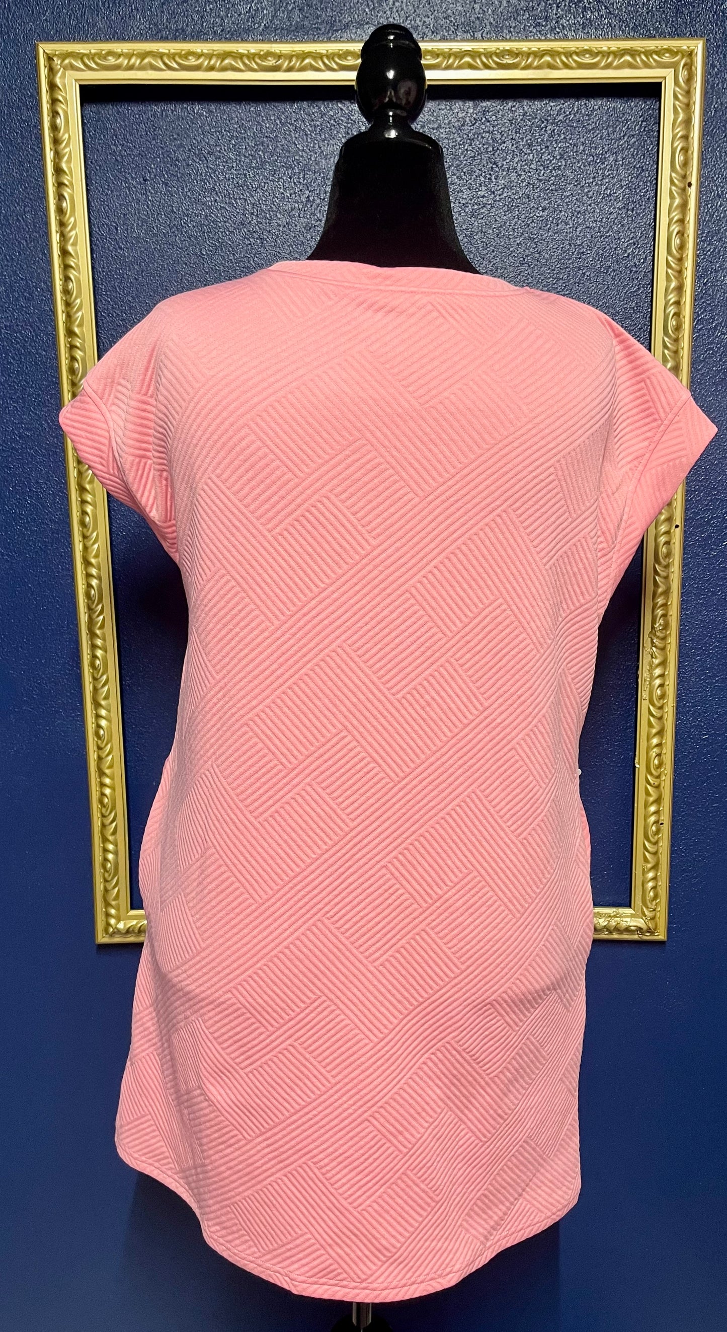 Sequin Striped Pink Dress