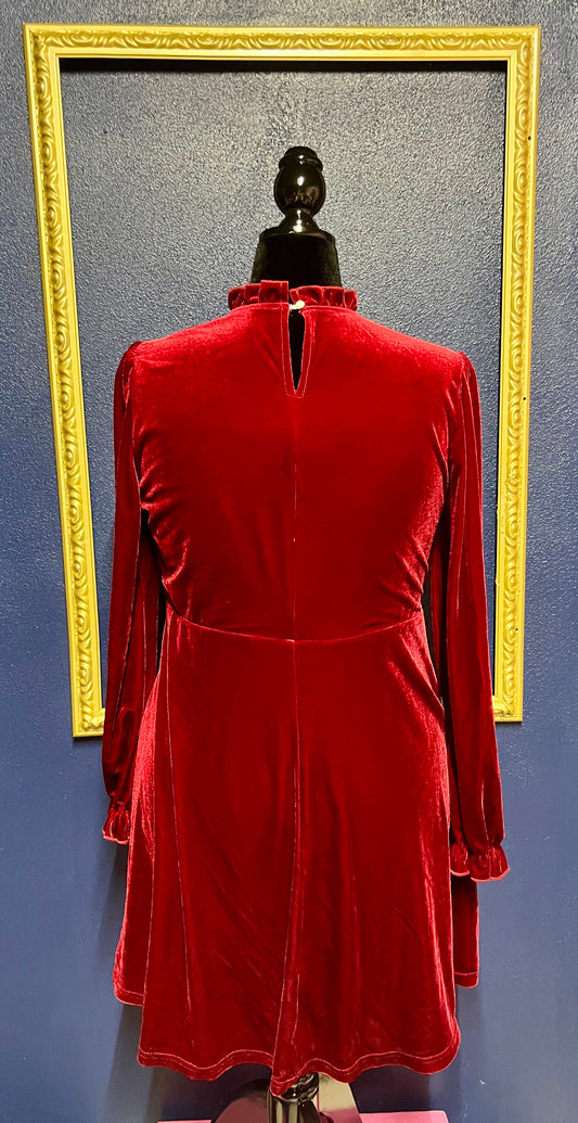 Red Velvet Dress