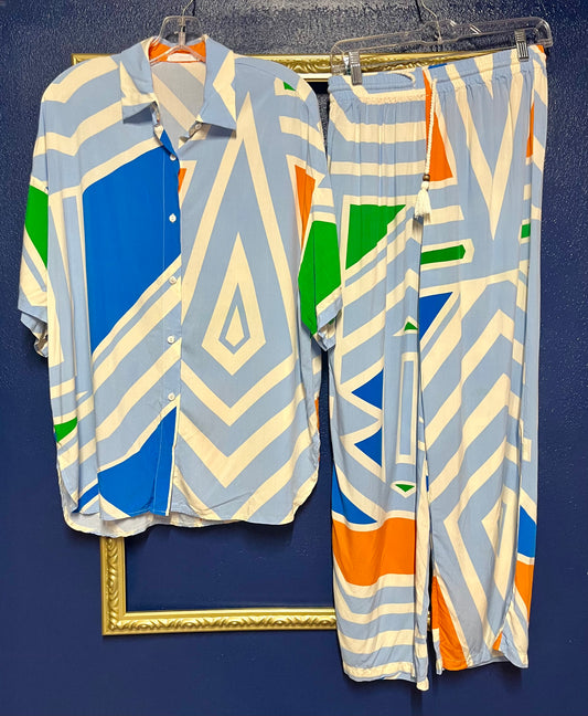 Talulah Geometric Print Set