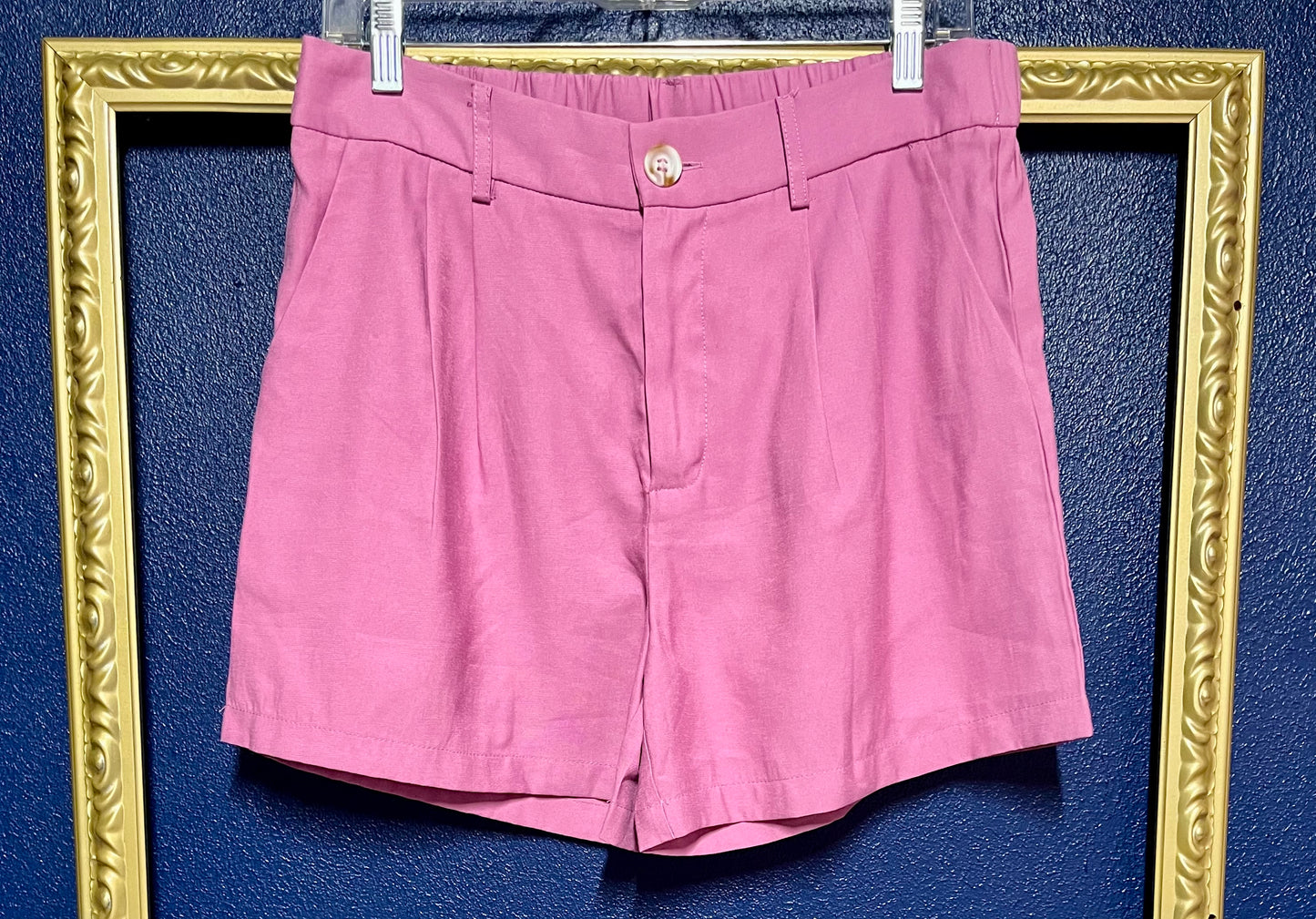 Ellison Orchid High Waisted Pleated Shorts