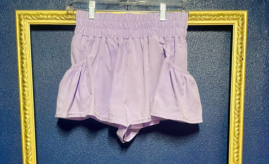Love Tree Lavender Athletic Shorts