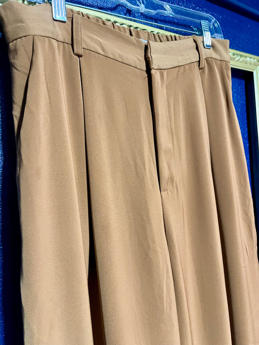 TronJori Camel Trousers