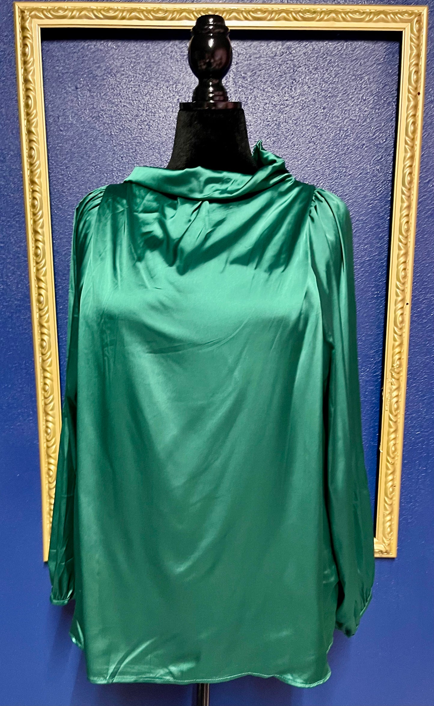 Shop the Mint Silk Blouse