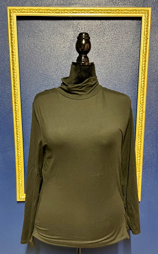 SHEIN Curve Black Turtleneck