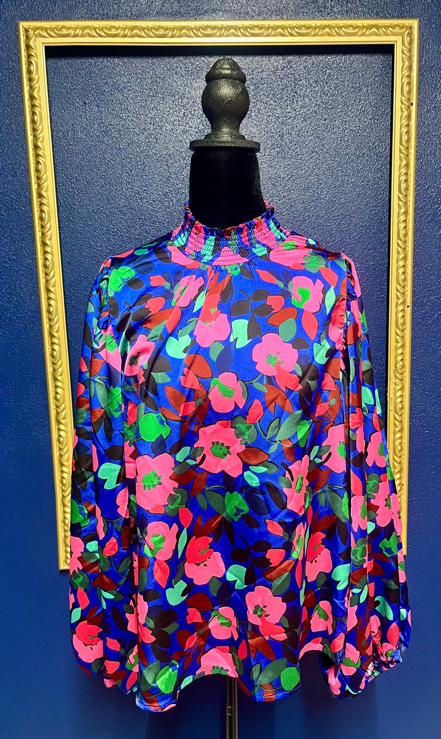 Sugarlips Silky Floral Blouse