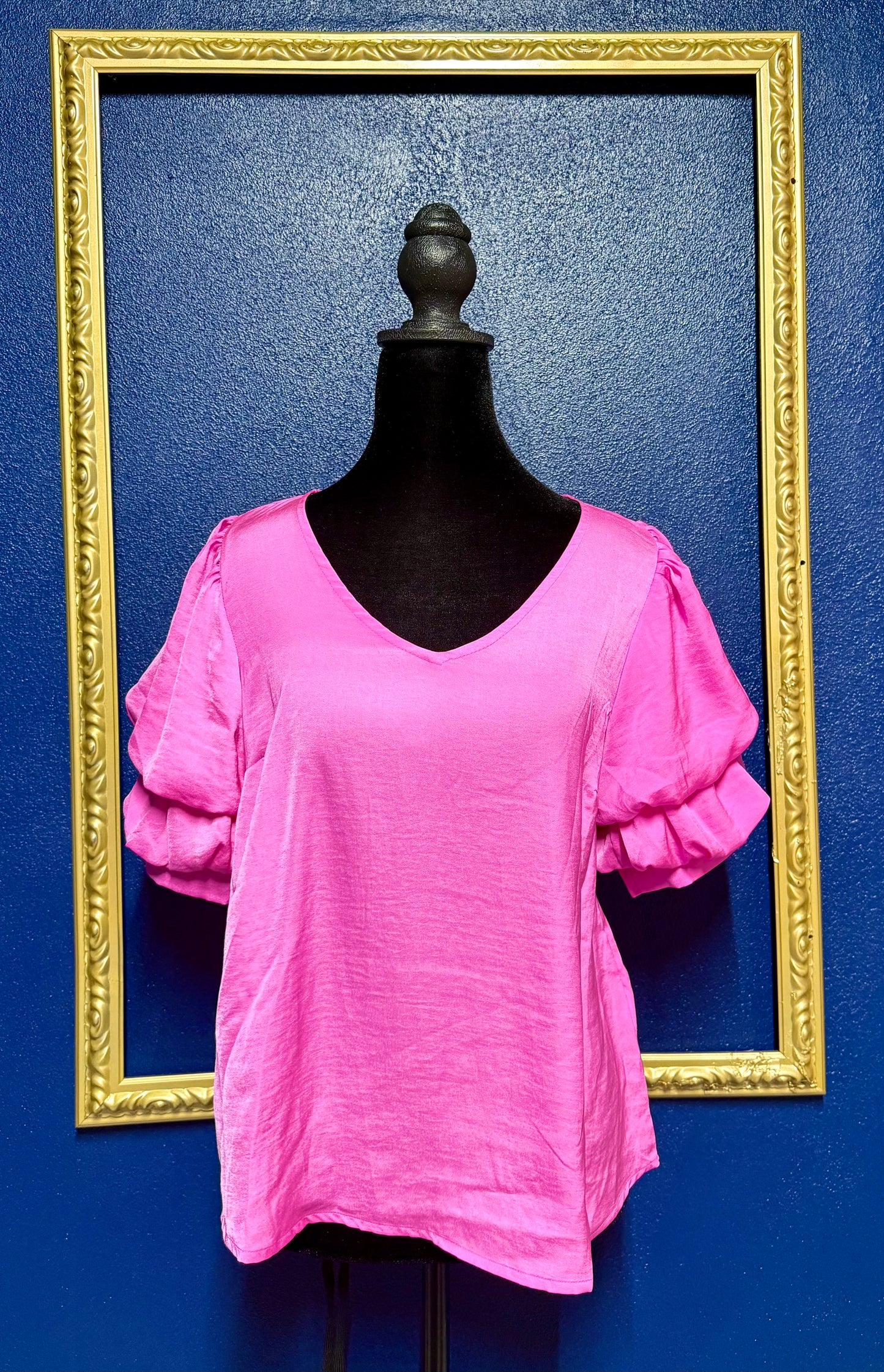 Blu Pepper Hot Pink Blouse