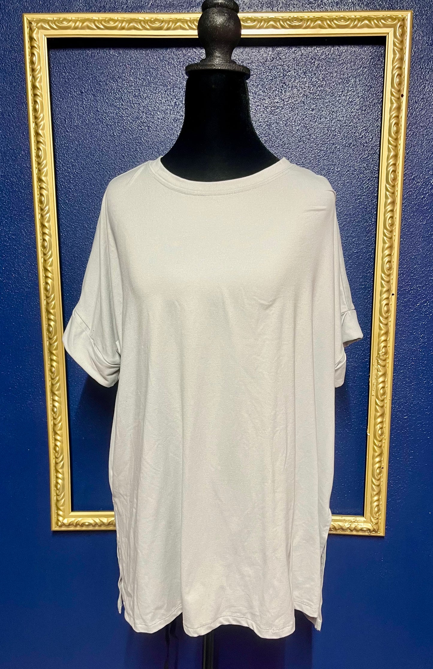 Zenana Light Grey Loungewear Set