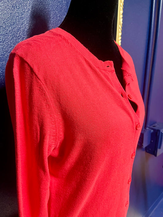GAP Red Cardigan