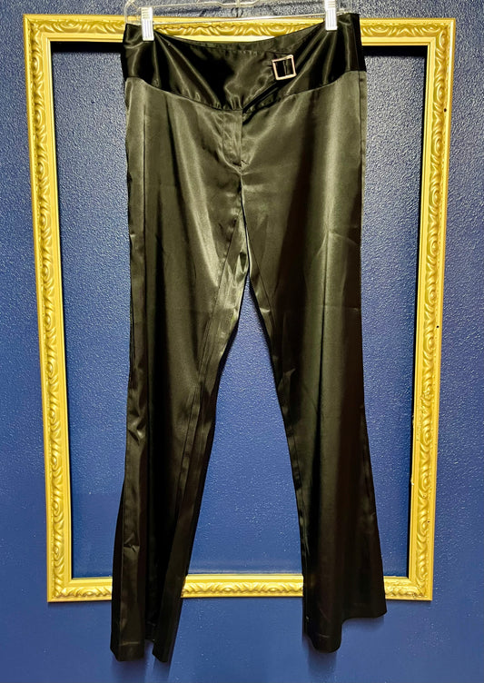 Black Silk Dress Pants