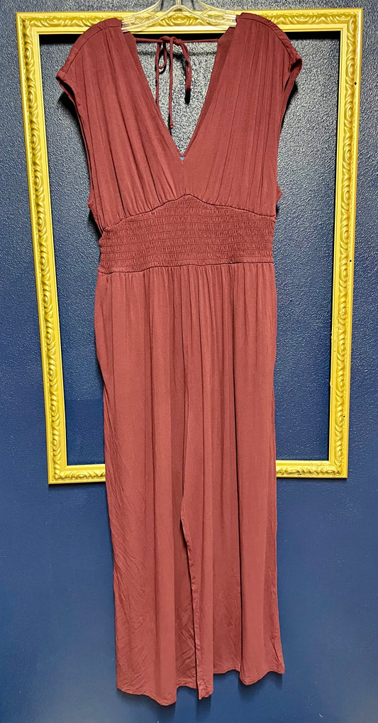 Old Navy Maroon Jumpsuit