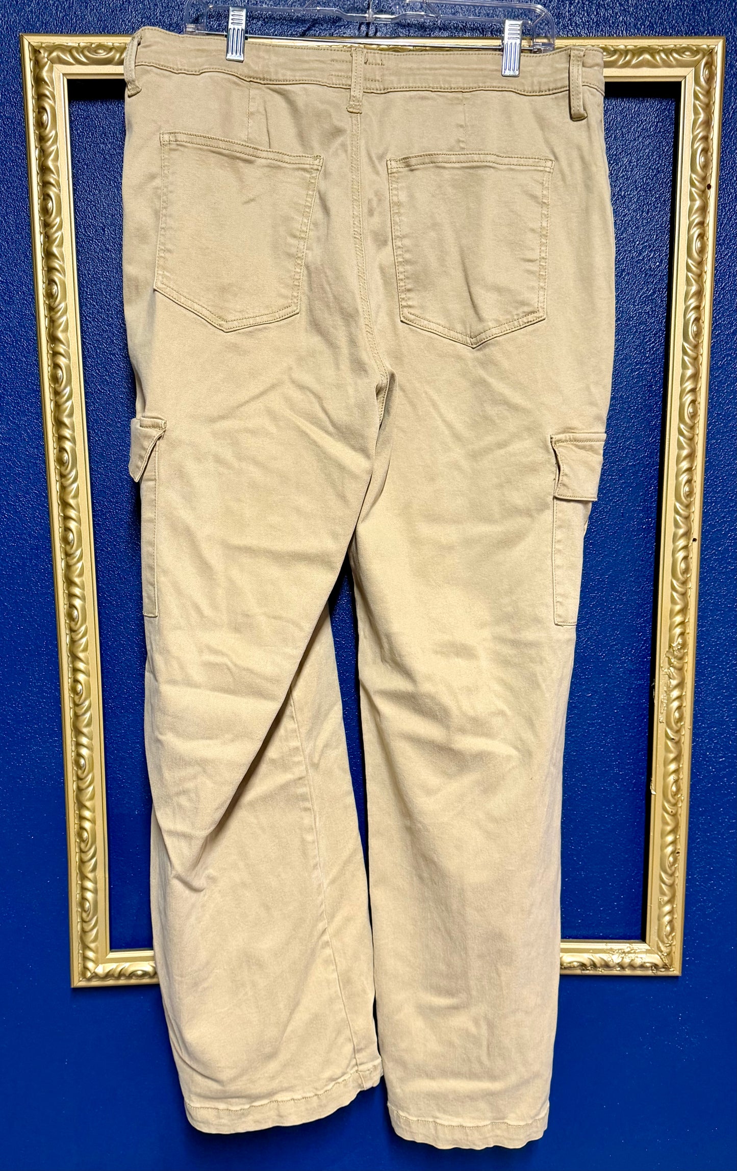 Kut Miller Wide Leg Khaki Cargo