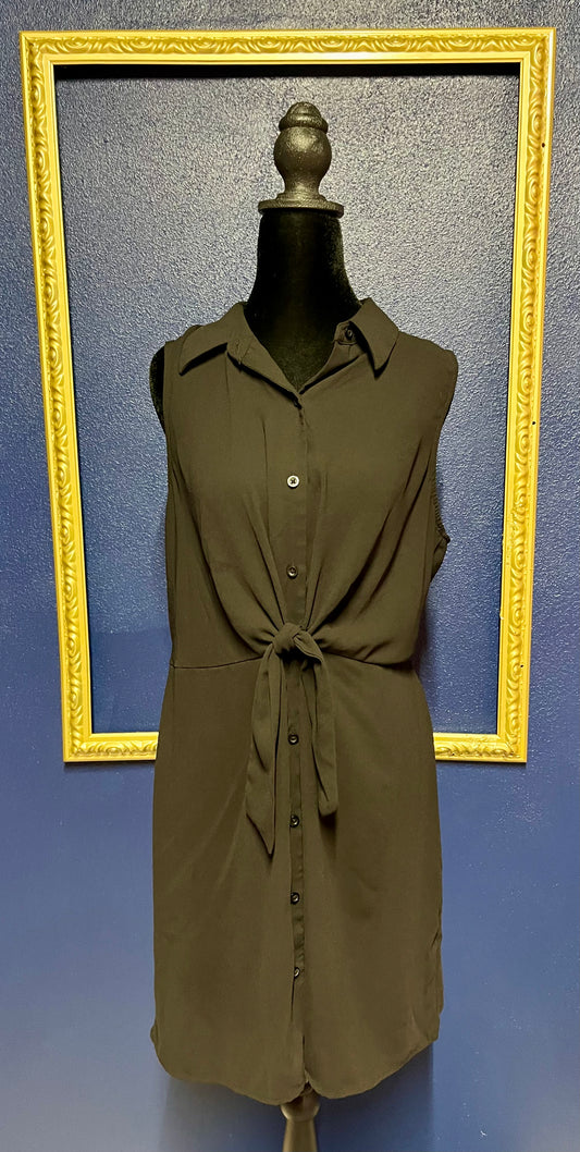 Nine West Black Button Down Dress