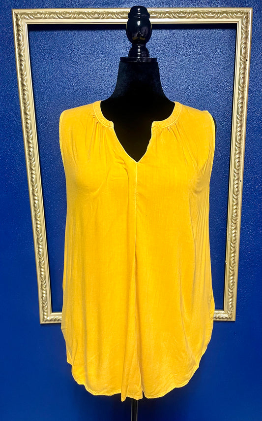 Universal Thread Gold Sleeveless Blouse
