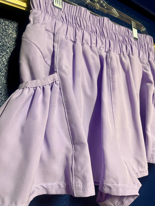 Love Tree Lavender Athletic Shorts