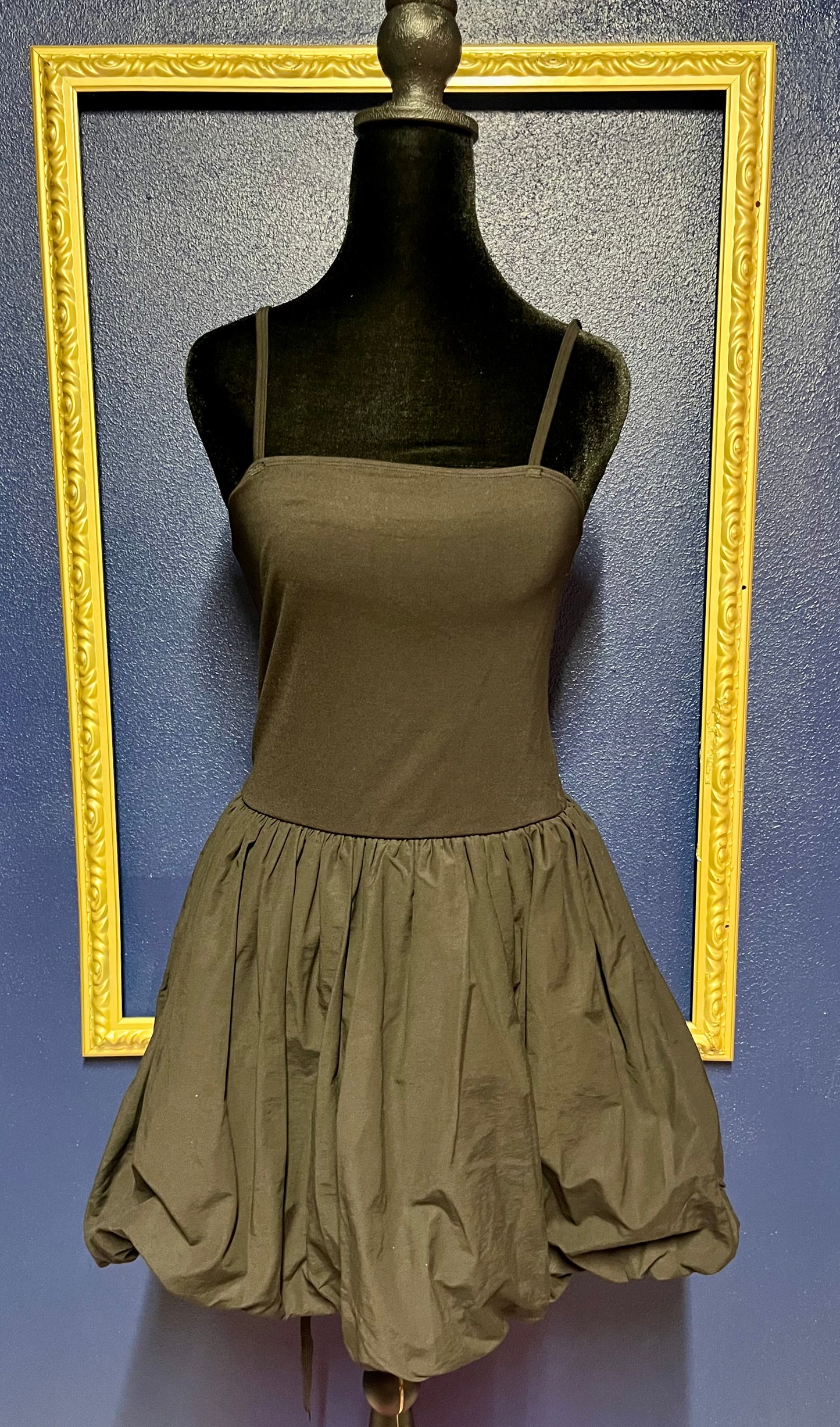 Anthropologie Black Bubble Dress