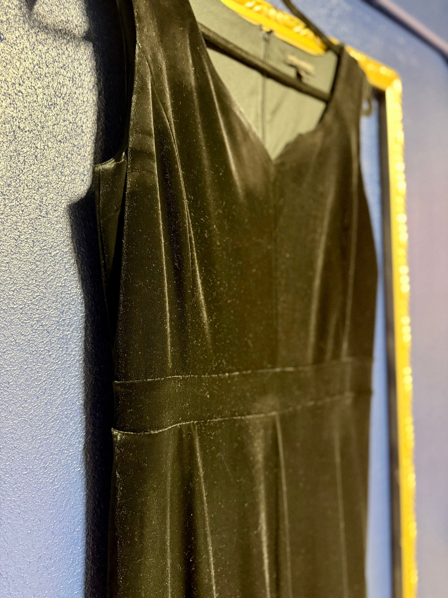 Banana Republic Black Velvet Jumpsuit
