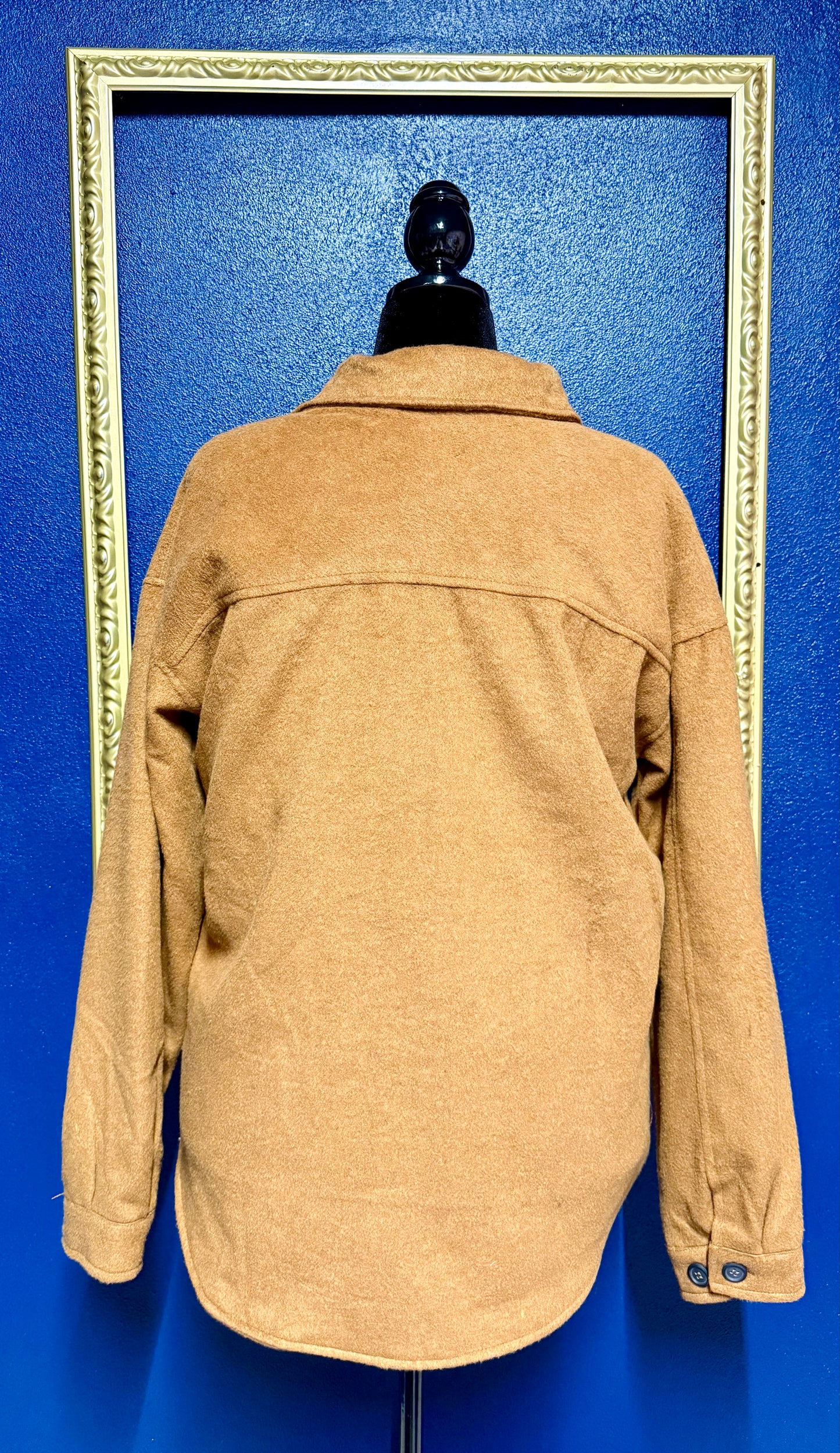 Thread and Supply Soft Brown Shacket