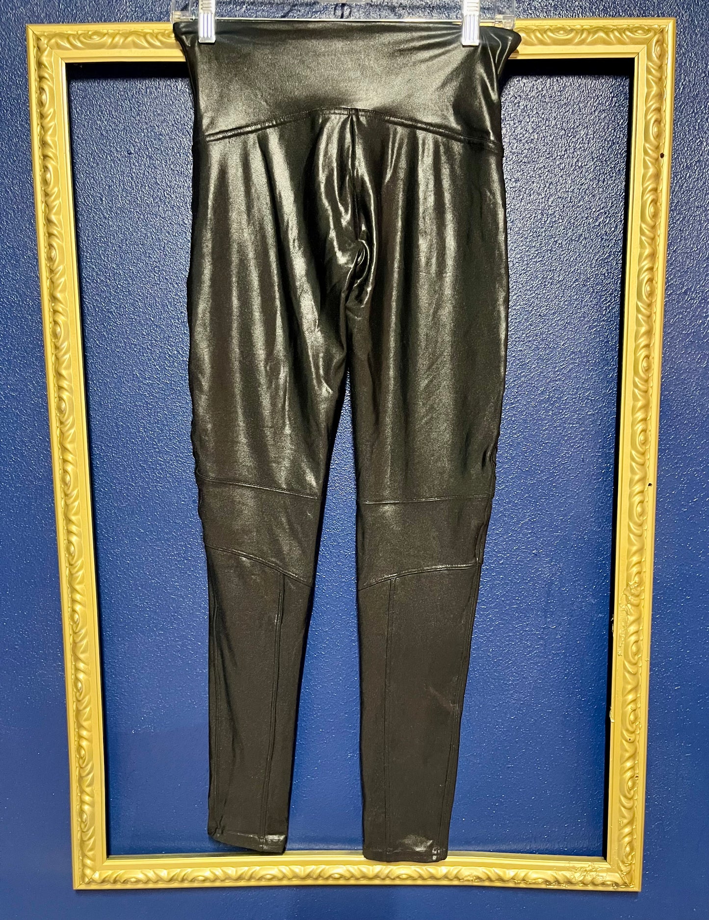 Spanx Faux Leather Moto Leggings