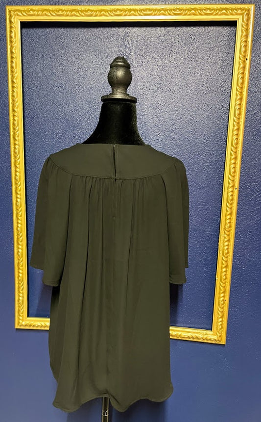 Ann Taylor Petite Black Blouse