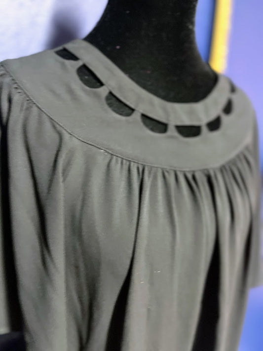 Ann Taylor Petite Black Blouse