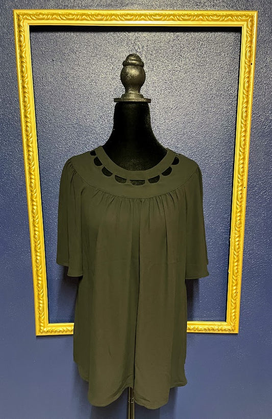 Ann Taylor Petite Black Blouse