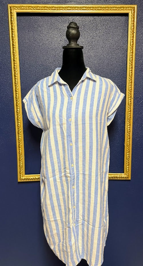 Old Navy Linen Button Down Dress
