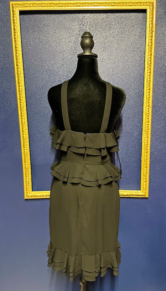 Gianni Bini Black Ruffle Dress