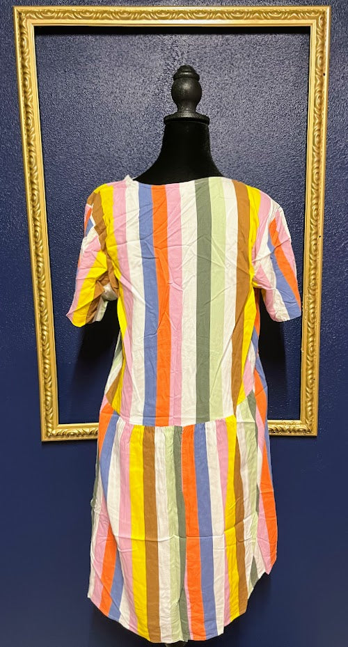Chances R Striped Dress