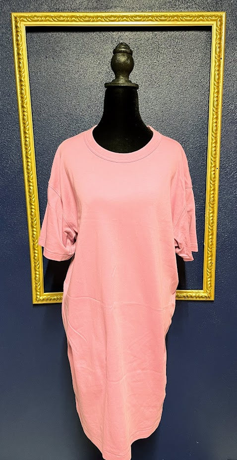 Uniqlo Orchid Thick T-Shirt Dress