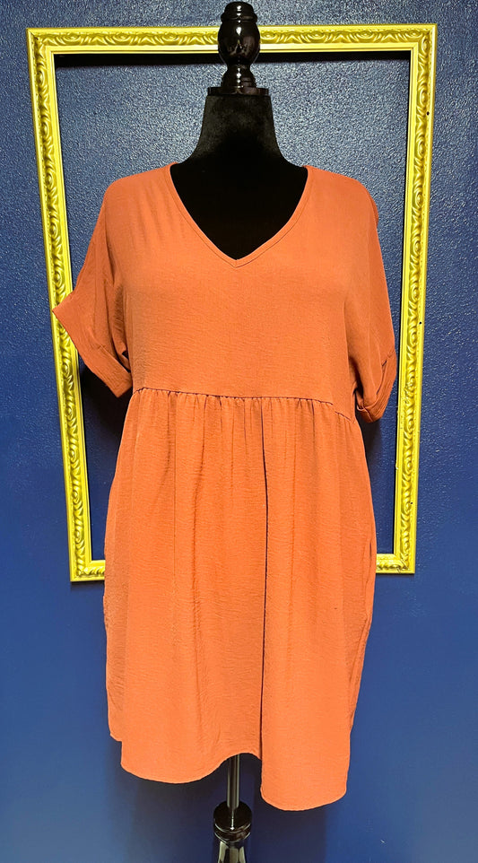 MTS Dark Rust Dress