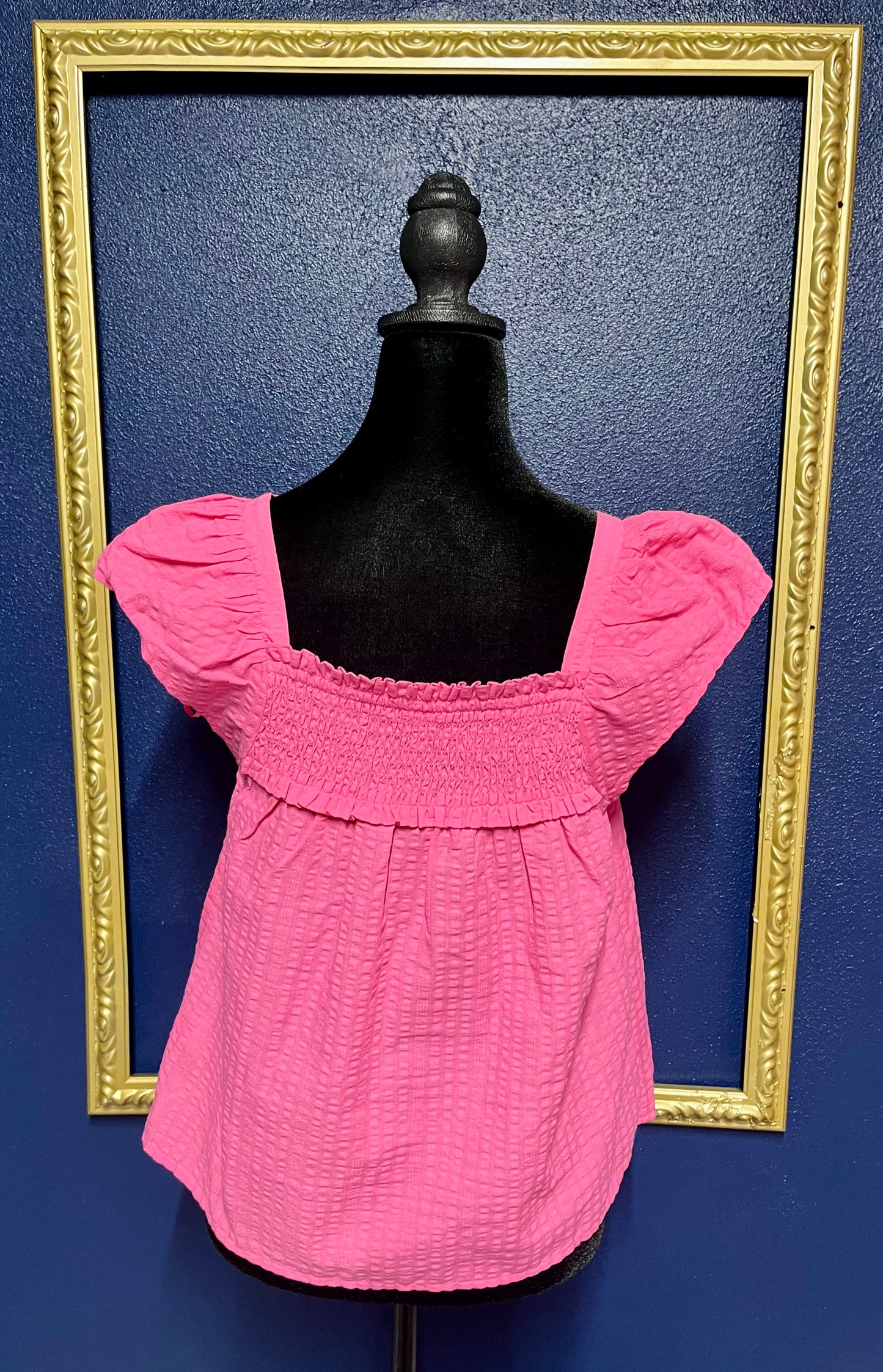 Old Navy Pink Babydoll Blouse