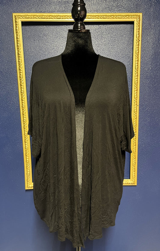 Made by Johnny Black Jersey Knit Kimono