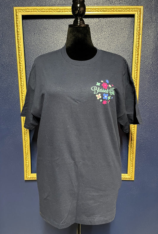 Blessed Girl Navy T-Shirt