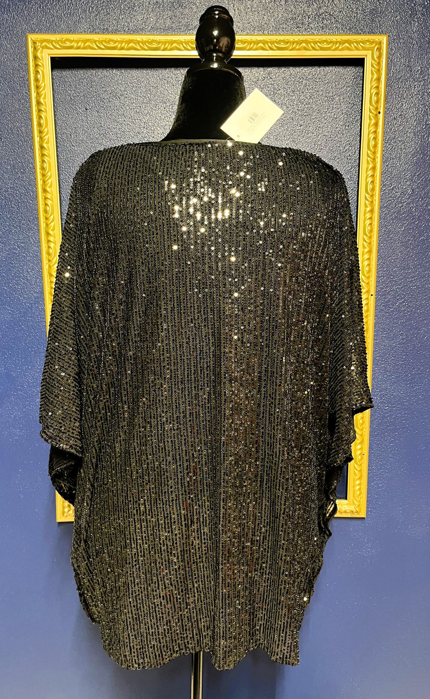 Jess Lea Black Sequin Top